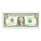 Coin 2003 $1 Radar Note in Crisp Unc.