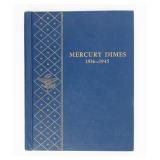 Coin Partial Mercury Dime Collection in Binder