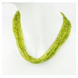Jewelry Beaded Peridot Necklace