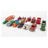 Large Lot Vintage Metal Toy Trucks And Cars