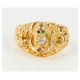 Jewelry 18kt Yellow Gold Monkey Ring