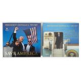 Lot of 2 Donald Trump Books  Autograph