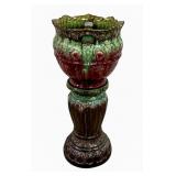 Antique Art Nouveau Italian Majolica Set