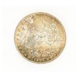 Coin 1885-O Morgan Silver Dollar Gem Unc. Toned