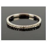 Jewelry 14kt White Diamond Wedding Band / Ring