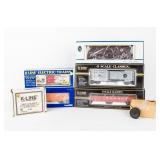 Lot of 7 Model Train Cars & Accessories NIB