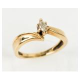 Jewelry 10kt Yellow Gold Diamond Ring