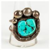 Jewelry Sterling Silver Turquoise Ring