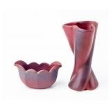 Vintage Pair of Pieces in Mulberry by Van Briggle