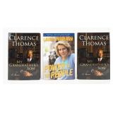 3 Signed Books   Clarence Thomas, Laura Ingraham