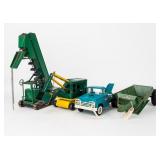 Lot Of 4 Vintage Construction Equipment Toys