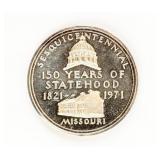 Coin .999 Fine Silver Missouri Statehood Round