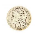 Coin 1890-CC  Morgan Silver Dollar  VG*