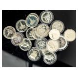 Coin (20) Kennedy Proof  Half Dollars 40% Silver