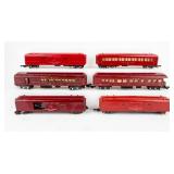 Lot of 6 American Flyer Train Cars