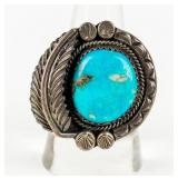 Jewelry Sterling Silver Turquoise Stone Ring