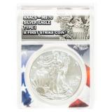 Coin 2021 American Silver Eagle ANACS MS70