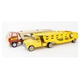 Lot Of 2 Vintage Tonka Auto Transports Trucks