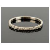 Jewelry 14kt White Diamond Wedding Band / Ring