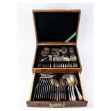 Antique / Vintage Lot of 70 Nickel Silver Flatware