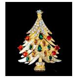Jewelry Eisenberg Ice Christmas Tree Brooch