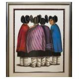 Art VTG XL Piece by Shiela HillSigned