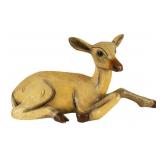 Large Vintage Paper Mache Doe -  Life Size!