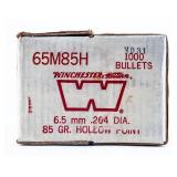 Projectile 1,000 Rounds Of 6.5 Winchester 85Gr