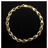 Jewelry 14kt Yellow Gold Chain Bracelet