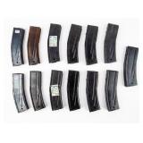 Lot Of 13 M1 Carbine Mags 30 Rounds & Plum Blued
