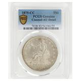 Coin 1875-CC U.S Trade Dollar PCGS AU Details