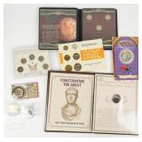 Coin Assorted U.S & World Coins w/ Tokens