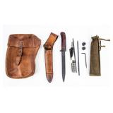 Cold War VZ58 Bayonet & Leather Mag Pouch & Kit