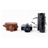 Vintage MCM Lot of 3 Cameras, Cases, Etc.