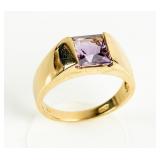Jewelry 14kt Yellow Gold Amethyst Ring