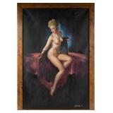 Artwork Elvgren Reproduction by Sabine KSigned