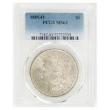 Coin 1885-O Morgan Silver Dollar PCGS MS63