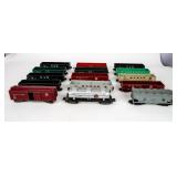 Lot of 15 American Flyer Model Train Cars