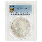Coin 1888-S  Morgan Silver Dollar PCGS MS61