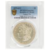 Coin 1879-CC  Morgan Silver Dollar PCGS AU Details