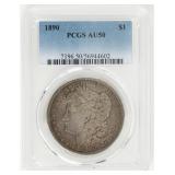 Coin 1890  Morgan Silver Dollar PCGS AU50