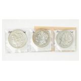 Coin (3) Morgan Silver Dollars 1901, 03-S & 04-S