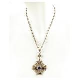 Jewelry Sterling Silver Crusader Cross