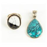 Jewelry Sterling Silver Ring & Pendant