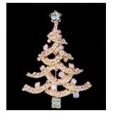 Jewelry Dorothy Bauer Christmas Tree Brooch