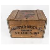Vintage Anheuser-Busch Wooden Crate