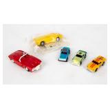 Lot of 5 Vintage 1/32 And HO Scale Slot Cars