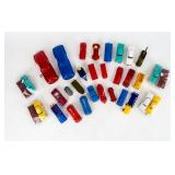 Lot Of 33 Vintage All Plastic Toy Trucks And Cars