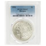 Coin 1921  Morgan Silver Dollar PCGS MS62