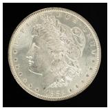 Coin 1882-CC Morgan Silver Dollar Brilliant Unc.
